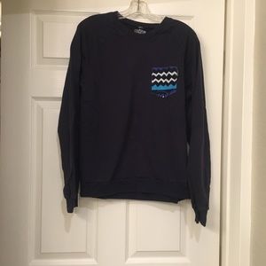 Navy Serengetee Front Pocket Sweatshirt
